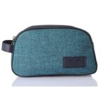 Canvas and Leather Clutch Handbag – Mobile Phone Safety Pocket