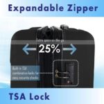 Exbandable Double Zipper