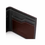 Genuine Leather Wallet,Secret Card Slots-RFID Blocking Technology-Grey - Image 5
