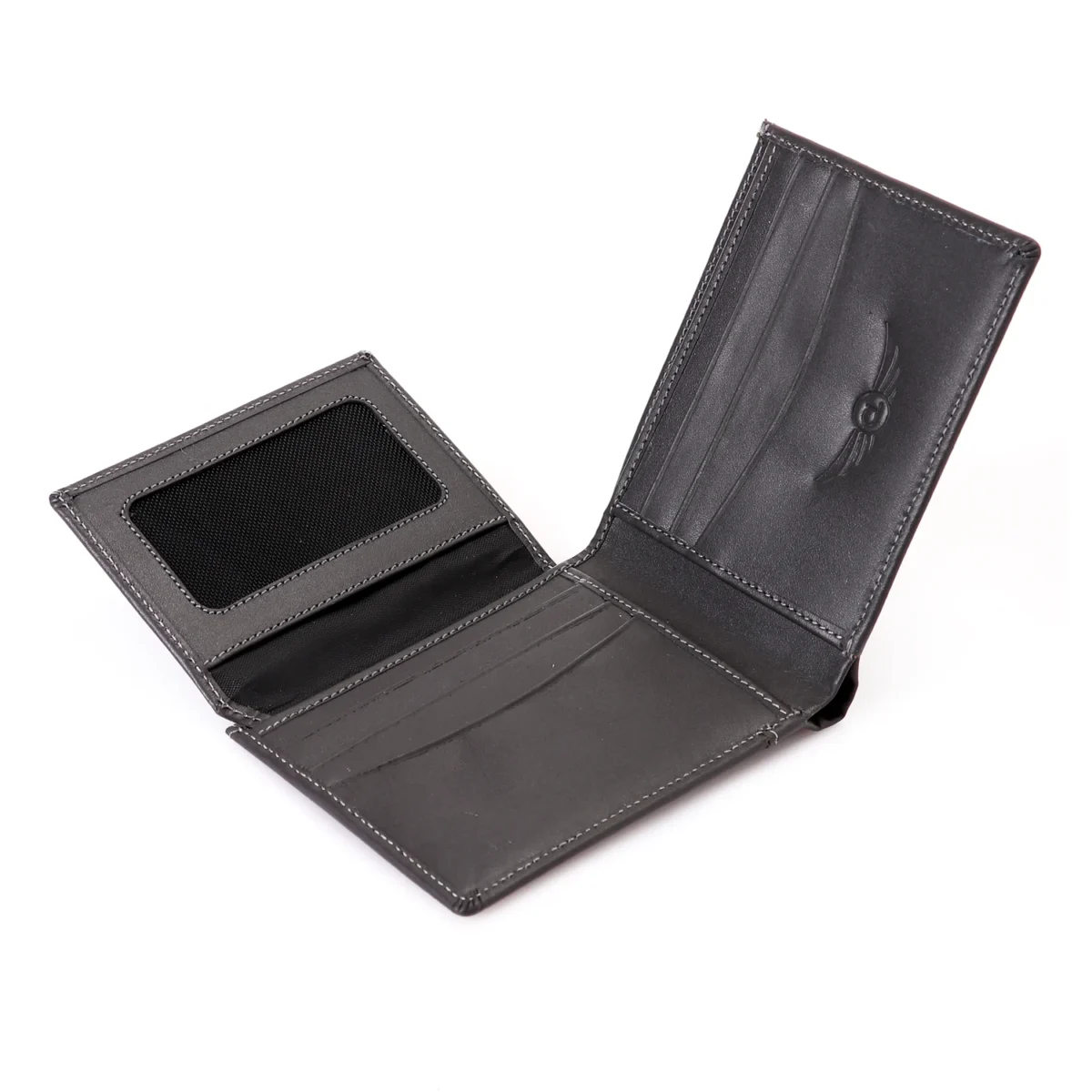 Genuine Leather Wallet For men Grey