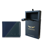 Chamois With Leather Men’s Wallet – Slim Bifold Two-Tone Wallet with Multiple Card Slots - Image 3