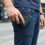 Chamois With Leather Men’s Wallet – Slim Bifold Two-Tone Wallet with Multiple Card Slots - Image 2