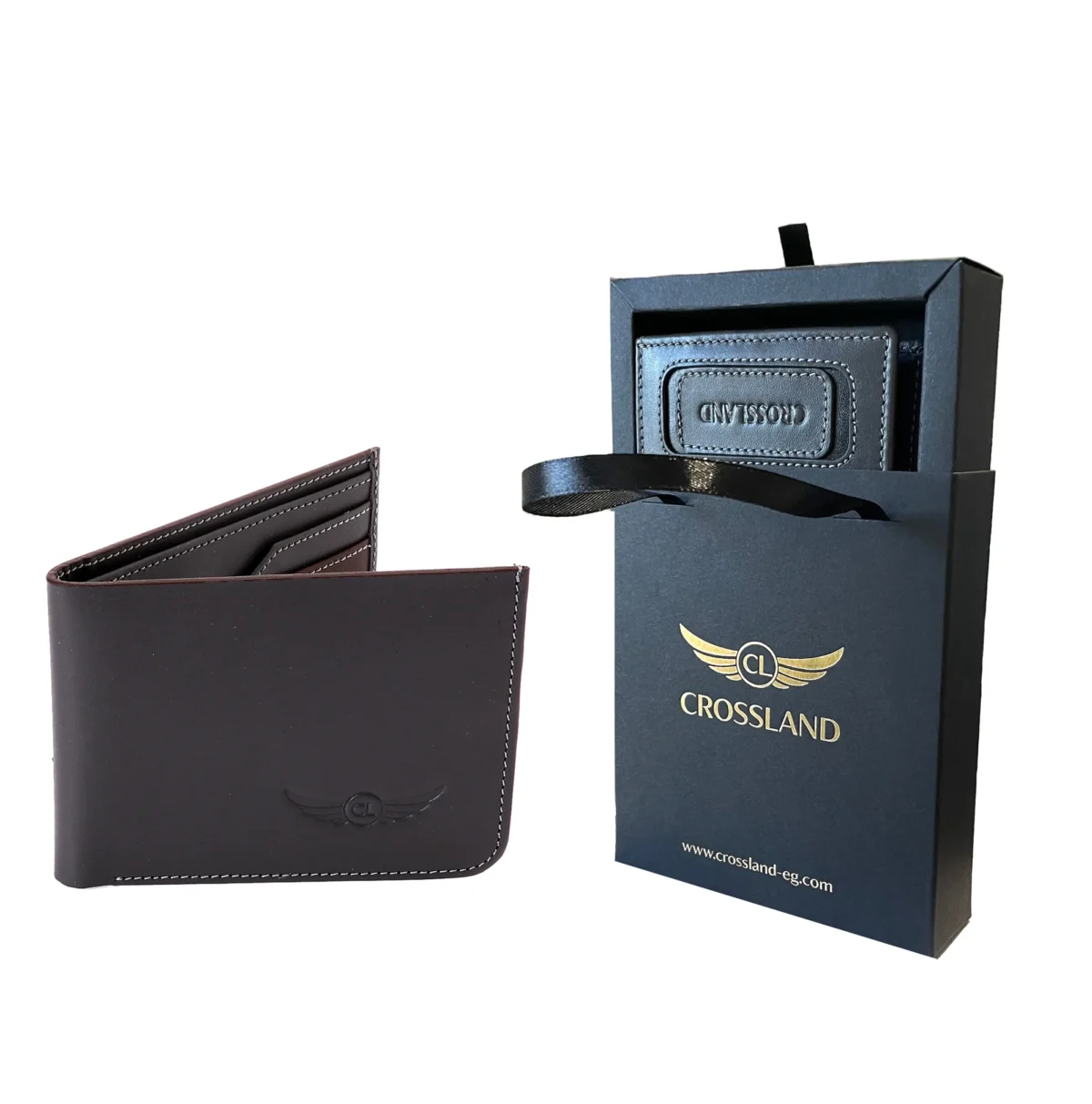 Genuine Leather Wallet For men Grey