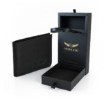 Genuine Leather Two-Tone Bifold Leather Wallet ,Slim Design