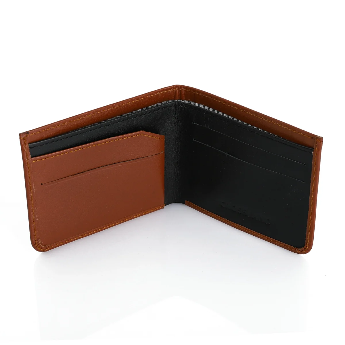 CROSSLAND Genuine Leather Bi-Fold Wallet for Men – 6 Card Slots + 2 Money Pockets - Image 2