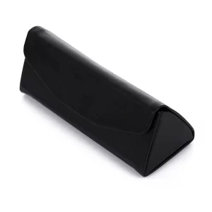 Eyewear Folding Slim Case , Velvet Lining – Black