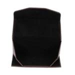 Eyewear Folding Slim Case , Velvet Lining – Chocolate brown - Image 4