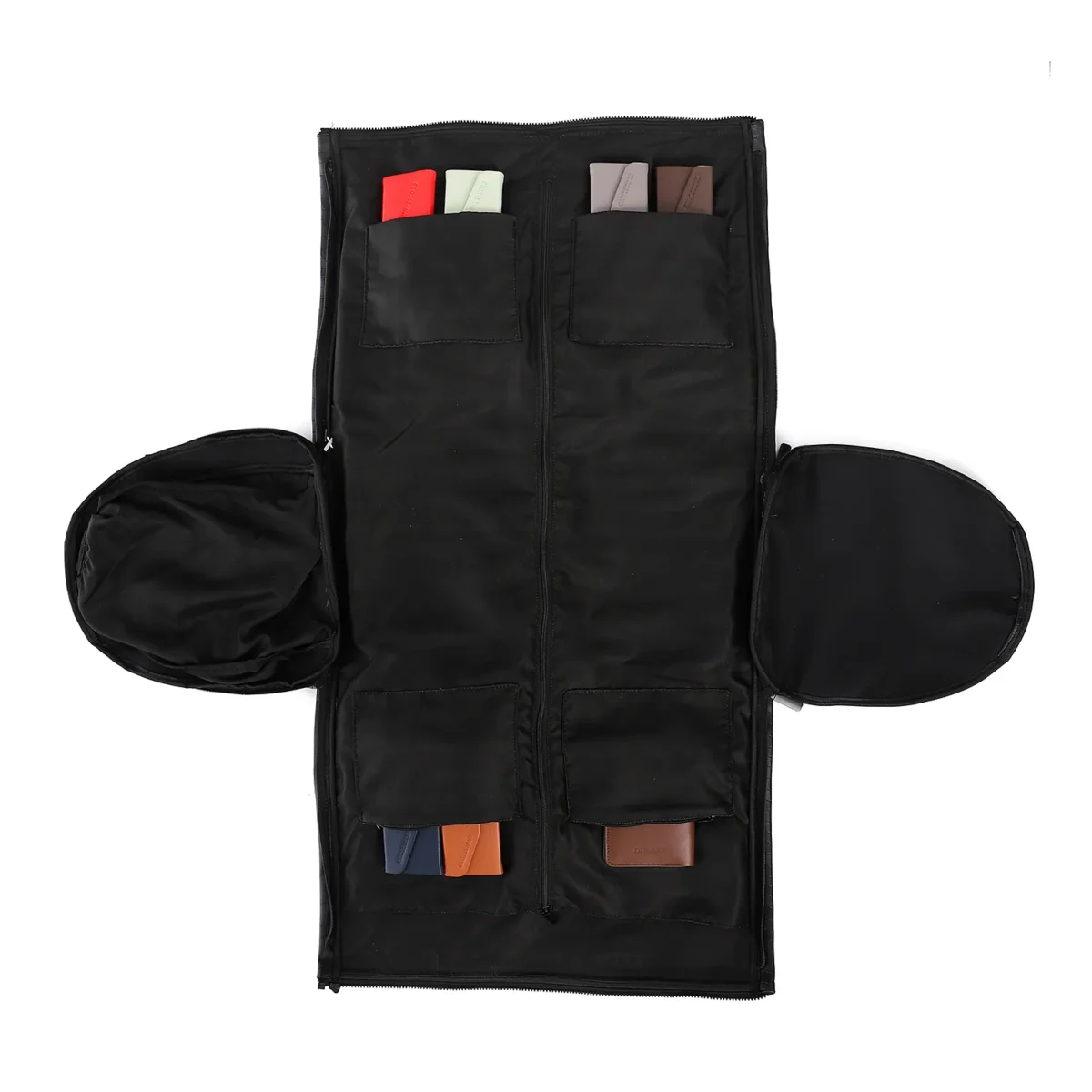 Premium Folding Duffel Bag Crocodile Leather, Cabin Size with Suit and Shoe Compartments - Image 5
