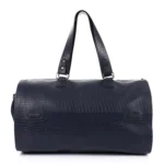 Premium Folding Duffel – Crocodile Leather Travel Bag with Suit & Shoe Compartments - Image 8