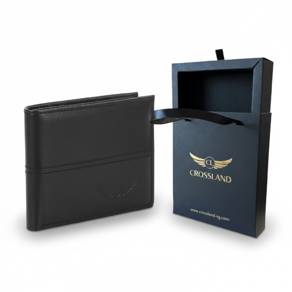 Black Men Wallet with its box