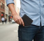 Men black wallet Lifestyle