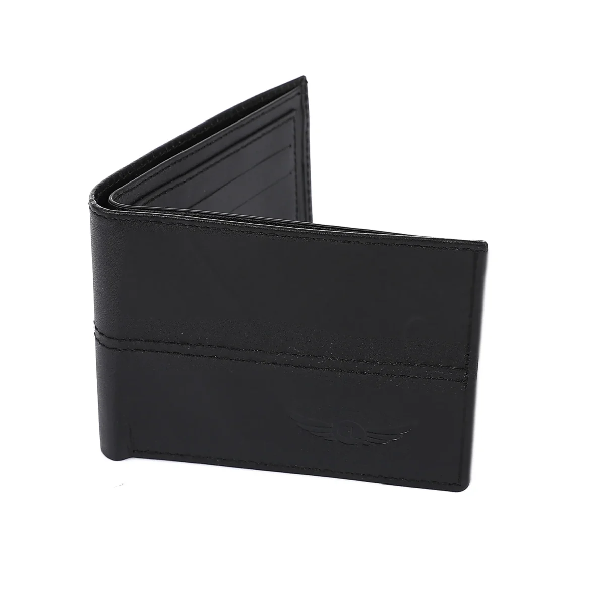 Men's Genuine Nabba Leather Tri-Fold Wallet - Card Holder Integrated - RFID Blocking Technology - Image 3