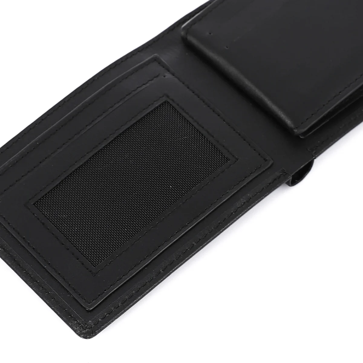 Men's Genuine Nabba Leather Tri-Fold Wallet - Card Holder Integrated - RFID Blocking Technology - Image 6
