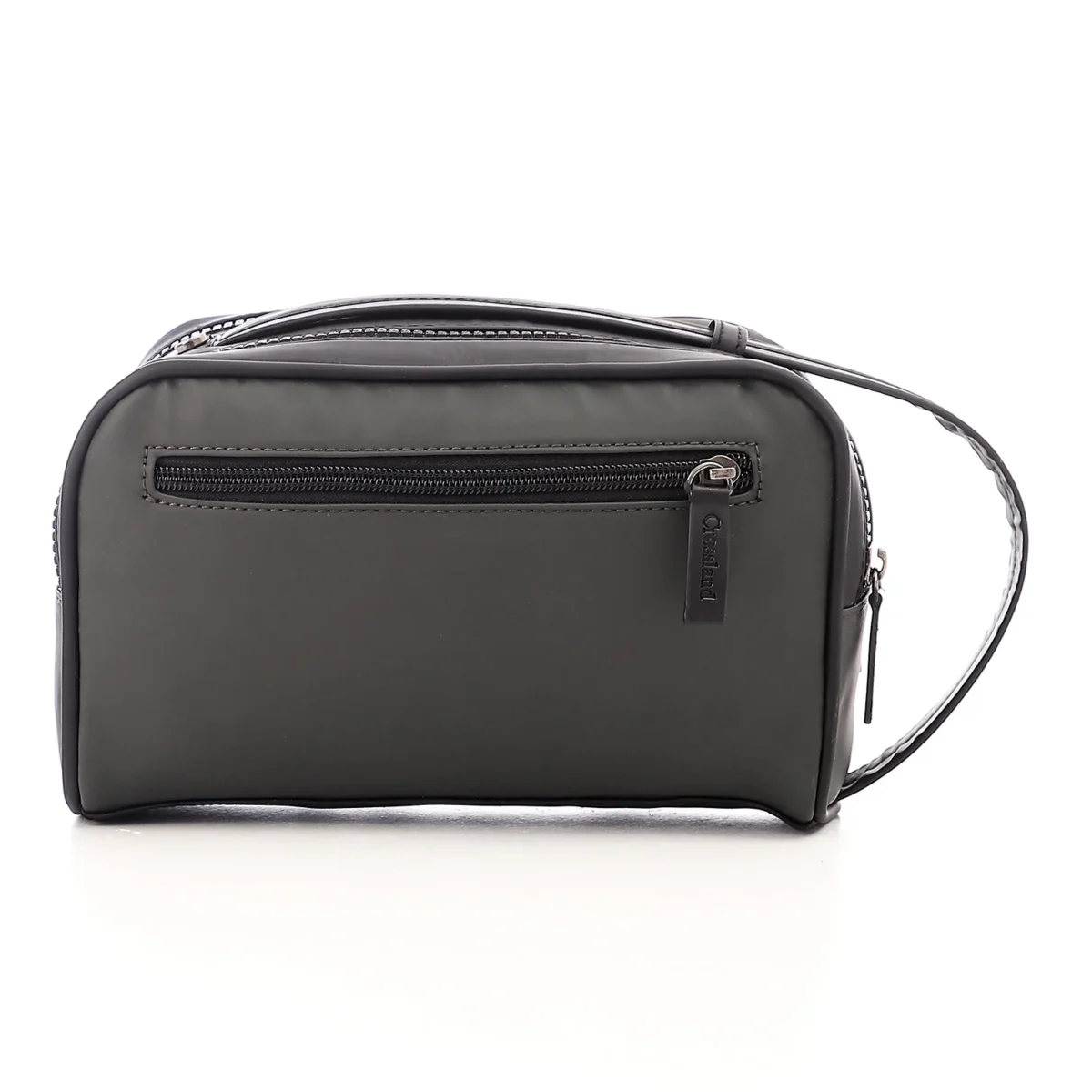 Grey Waterproof Clutch Handbag For Men, Adjustable Strap and Safety Mobile Pocket - Image 2
