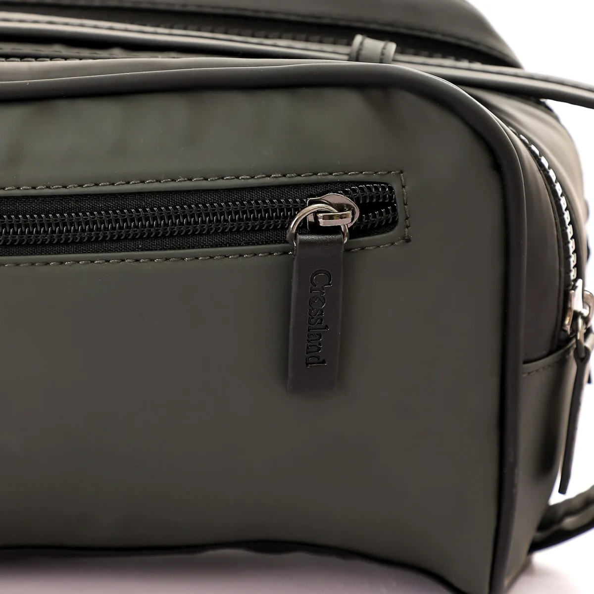 Grey Waterproof Clutch Handbag For Men, Adjustable Strap and Safety Mobile Pocket - Image 5