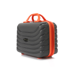 CROSSLAND Makeup Bag – Waterproof Travel Cosmetic Case with Brush Holder