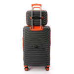 CROSSLAND Makeup Bag – Waterproof Travel Cosmetic Case with Brush Holder - Image 5