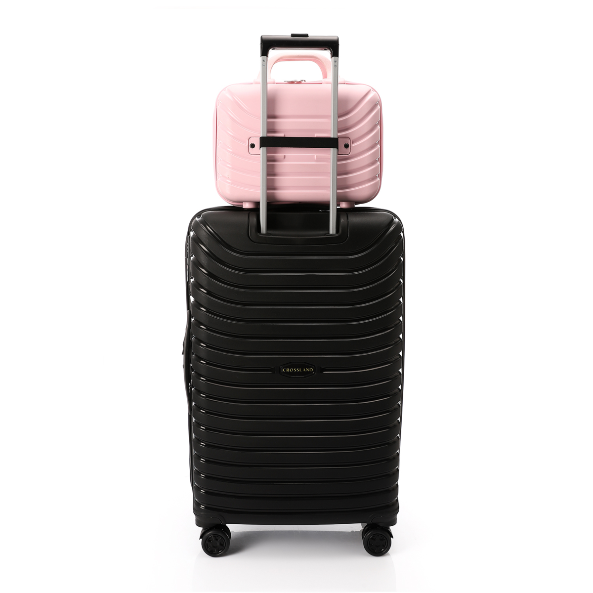 CROSSLAND Makeup Bag 14 Inch Pink Unbreakable