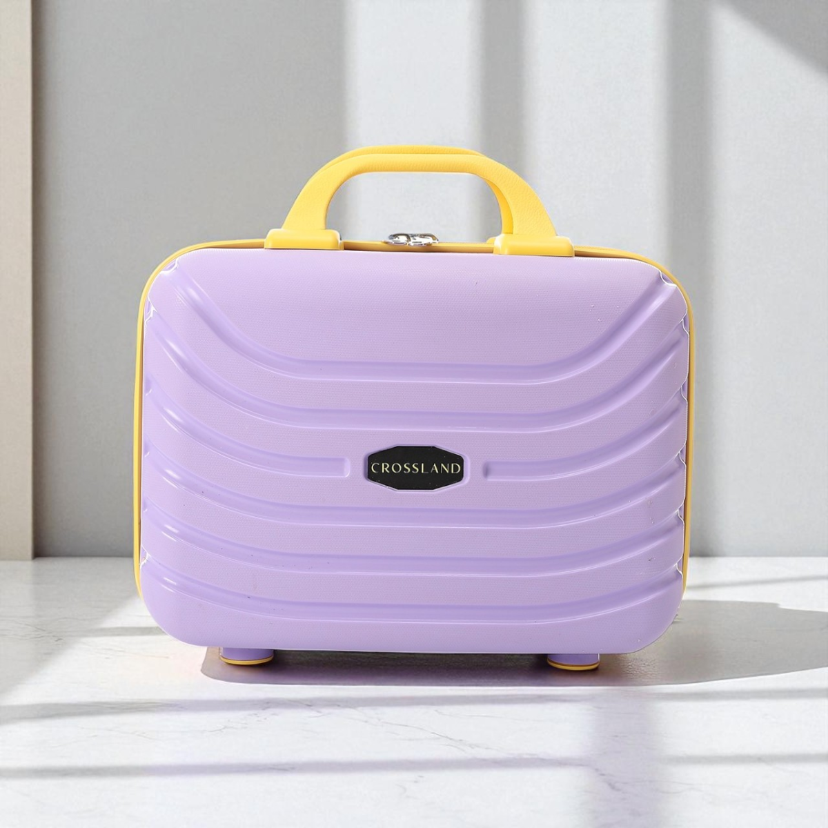 CROSSLAND Makeup Bag 14 Inch Purple Unbreakable
