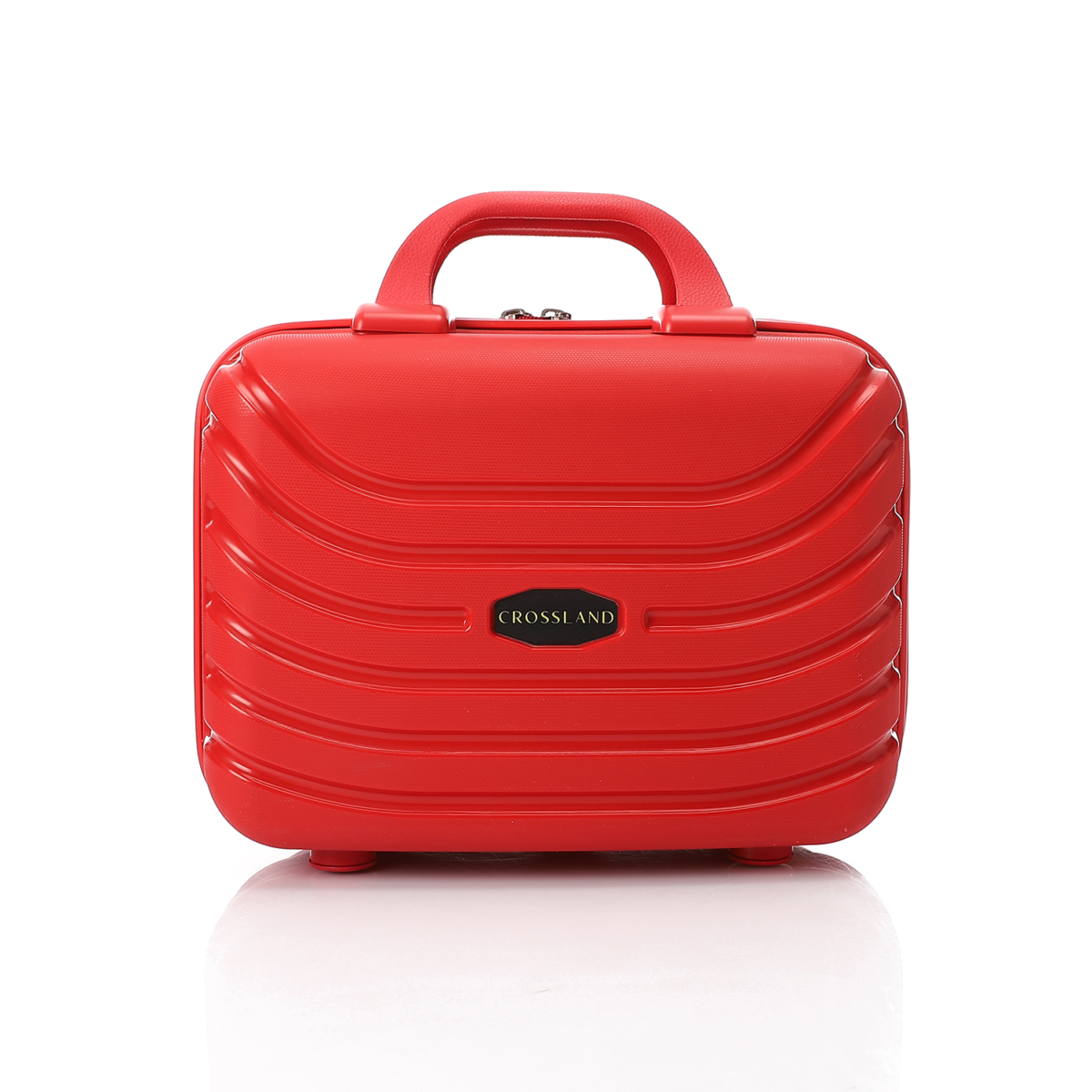CROSSLAND Makeup Bag 14 Inch Red Unbreakable