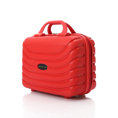 CROSSLAND Makeup Bag 14 Inch Red Unbreakable
