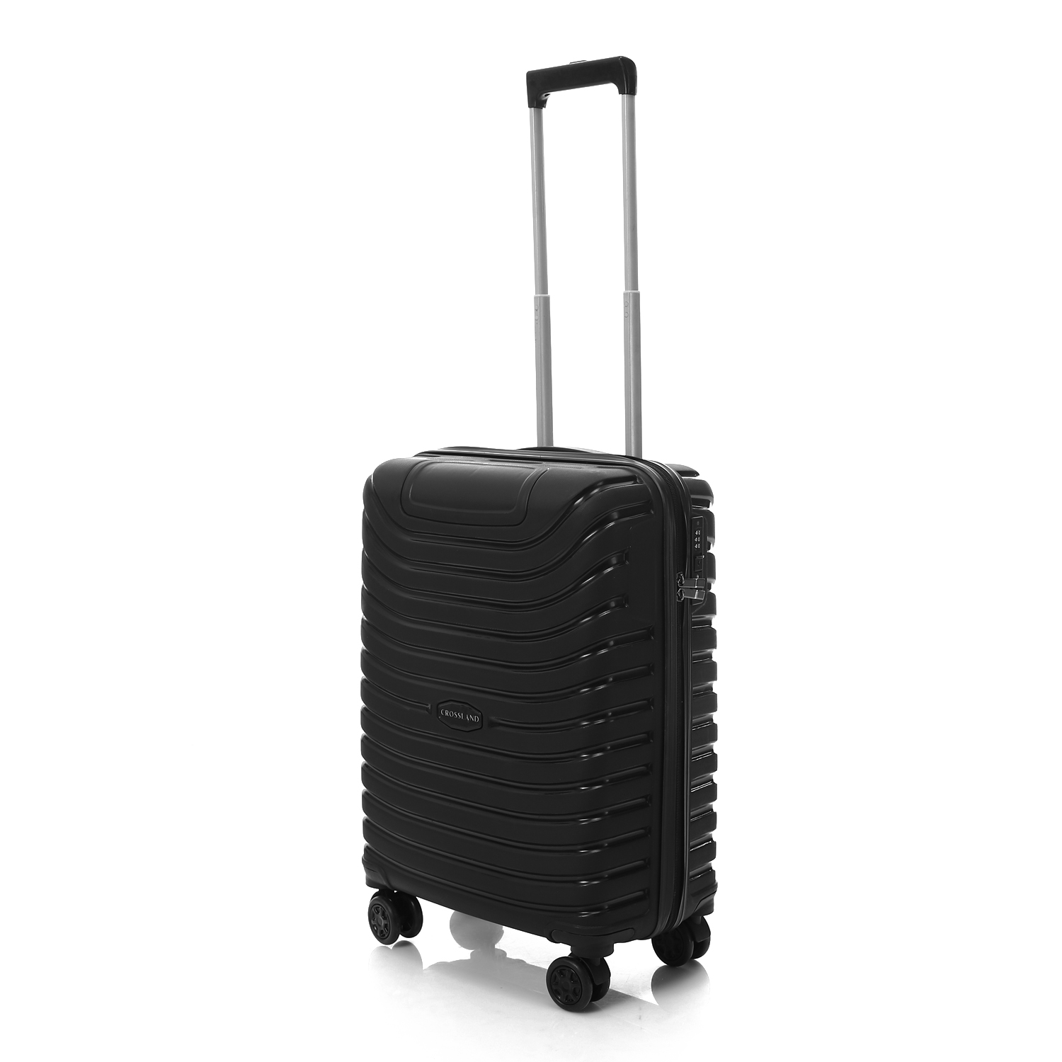 CL-4100-BLK-22 Inch-V1 CROSSLAND 22 inch black cabin luggage
