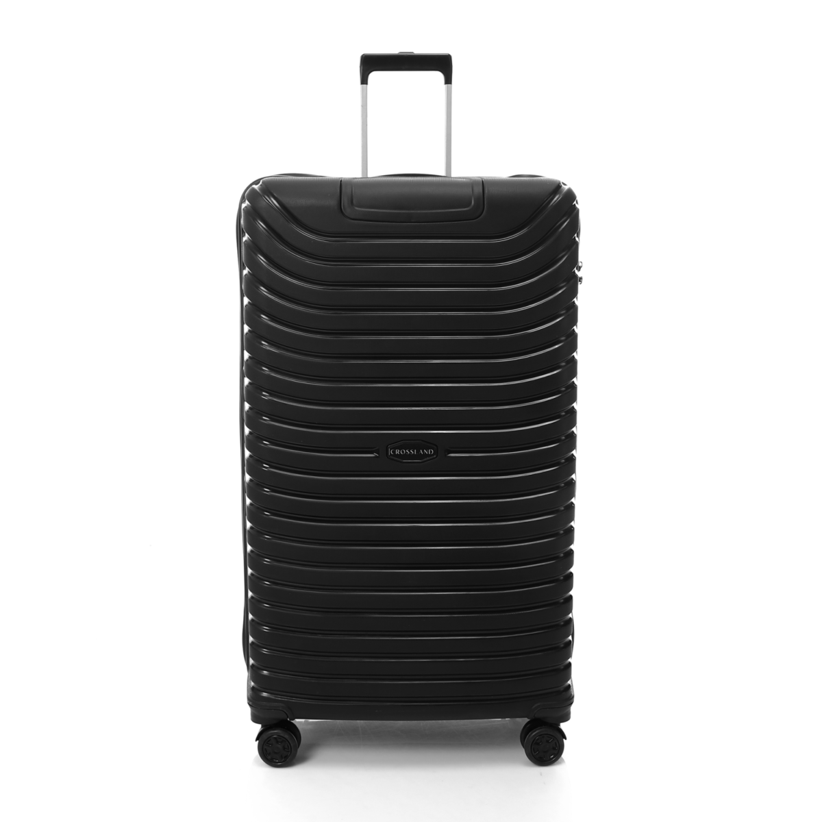 CROSSLAND Unbreakable Polyproline 32 Inch Trolley Luggage Black 