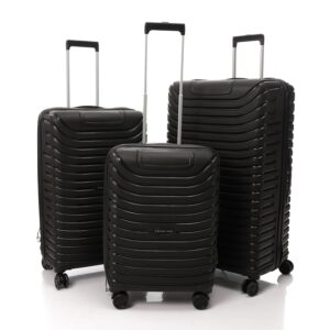 CROSSLAND full set trolley luggage black – 22, 26, and 32 inch