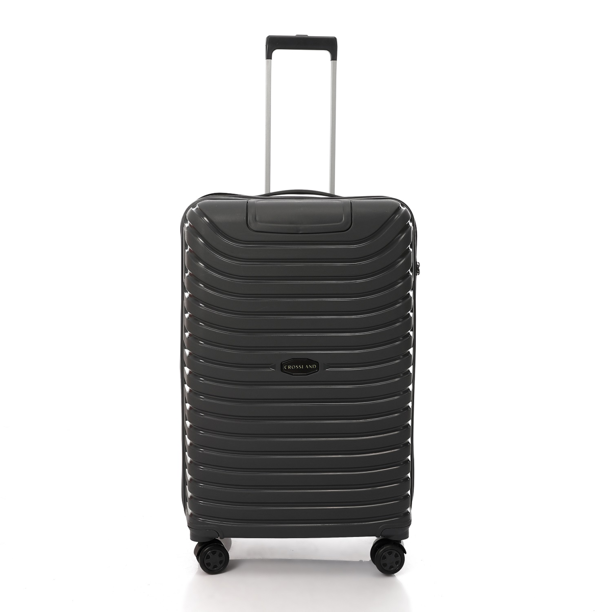 CROSSLAND Unbreakable Polyproline 26 Inch Trolley Luggage Grey