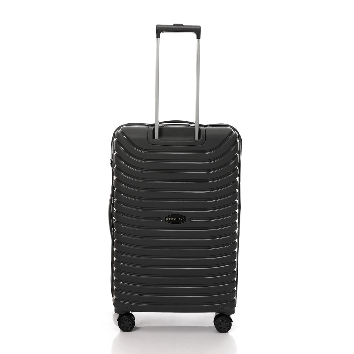 CROSSLAND Unbreakable Polyproline 26 Inch Trolley Luggage Grey