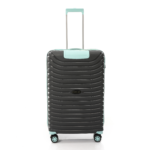 CROSSLAND Medium Size Suitcase 26” – TSA Lock, Lightweight Hard Shell – Grey - CROSSLAND Trolley Luggage Cabin Size Grey - Turquoise - Image 4