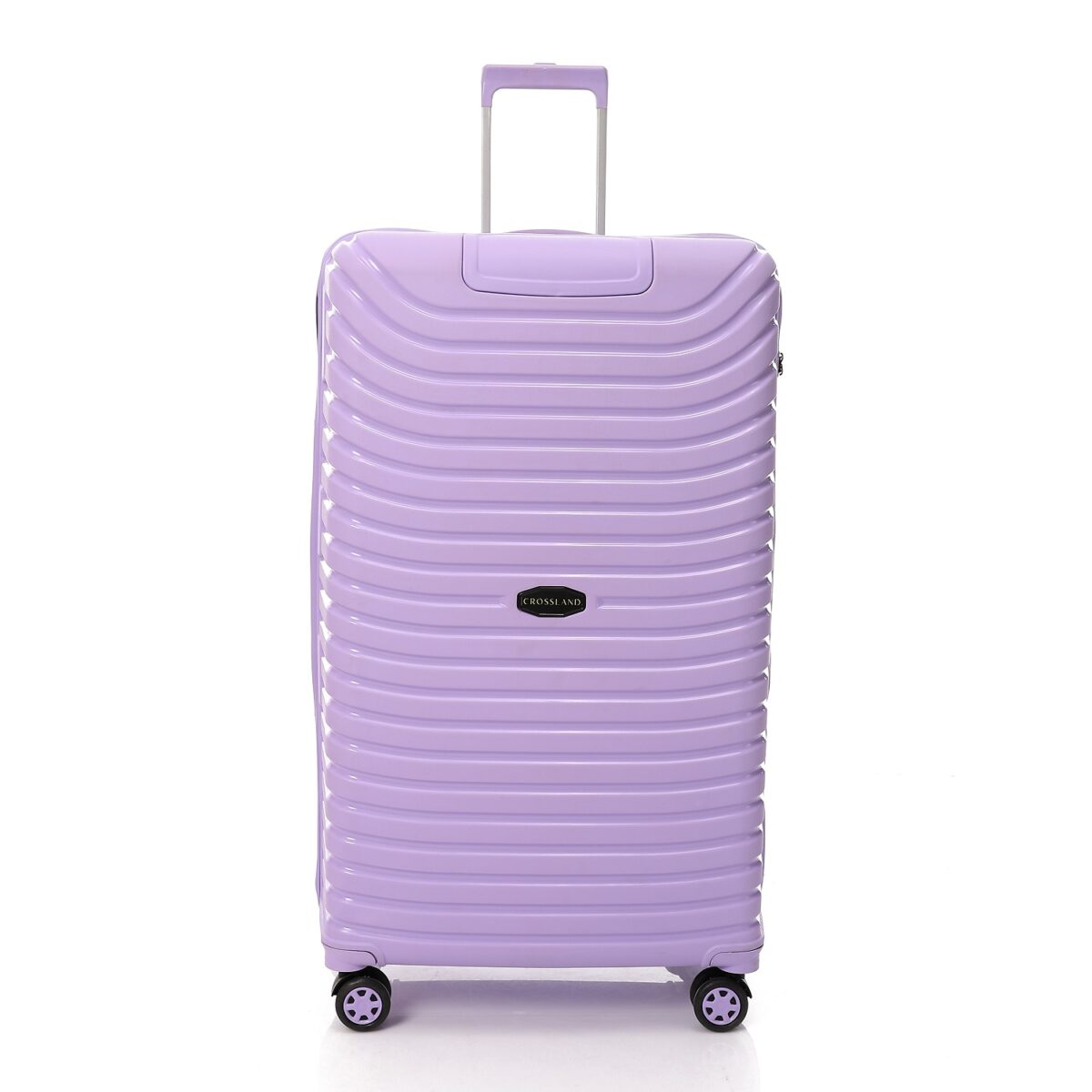 CROSSLAND Unbreakable Polyproplin 32 Inch Trolley Luggage Purple