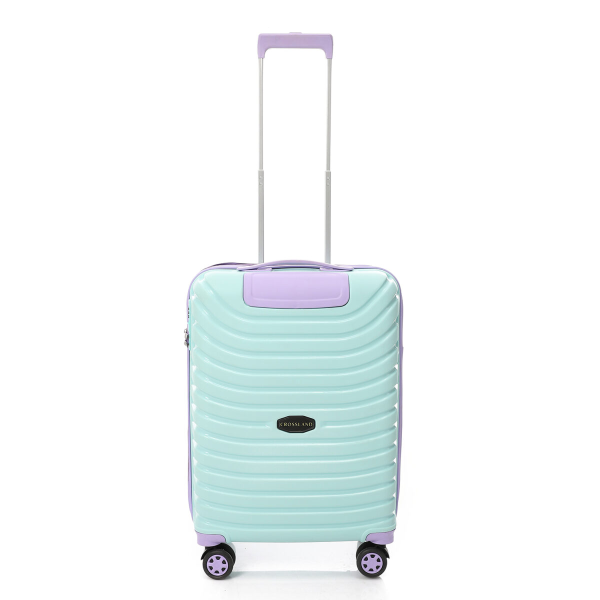 CROSSLAND Unbreakable Polyproplin 22 Inch Cabin Size Trolley Luggage Turquoise