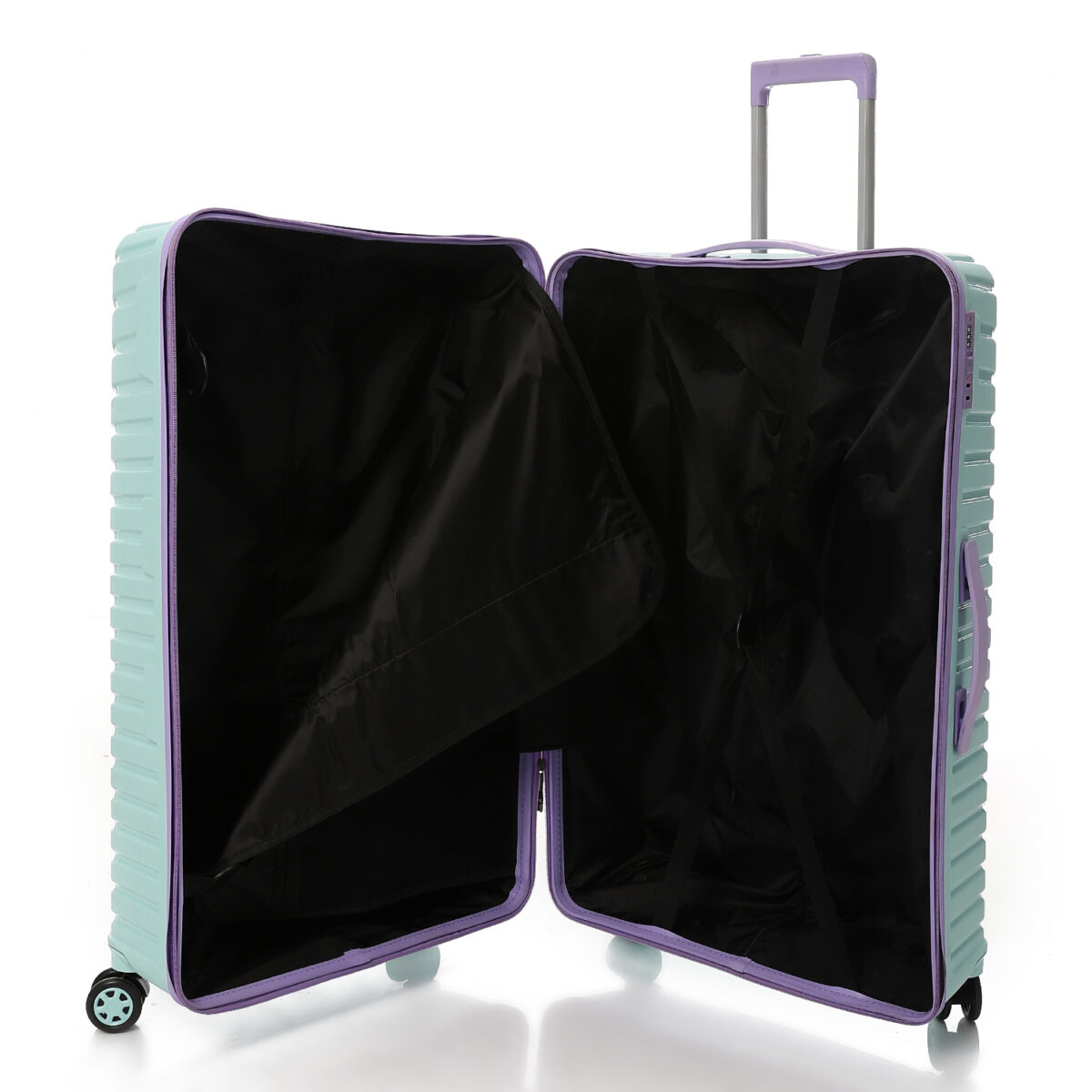 CROSSLAND Unbreakable Polyproplin 32 Inch Trolley Luggage Turquoise