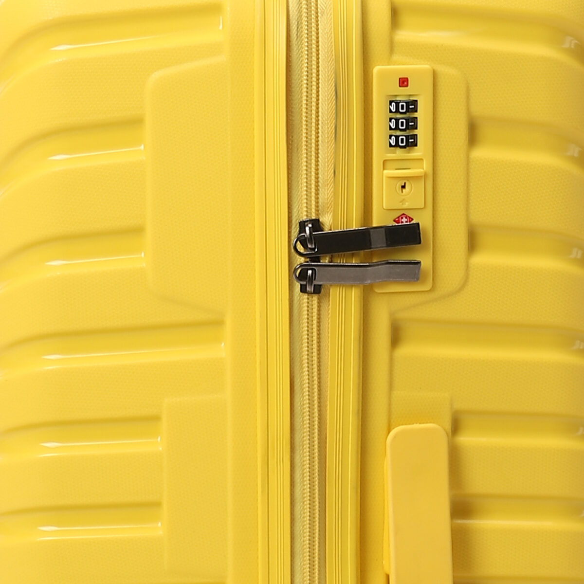 CROSSLAND Unbreakable Polyproplin Trolley Luggage Lock Yellow