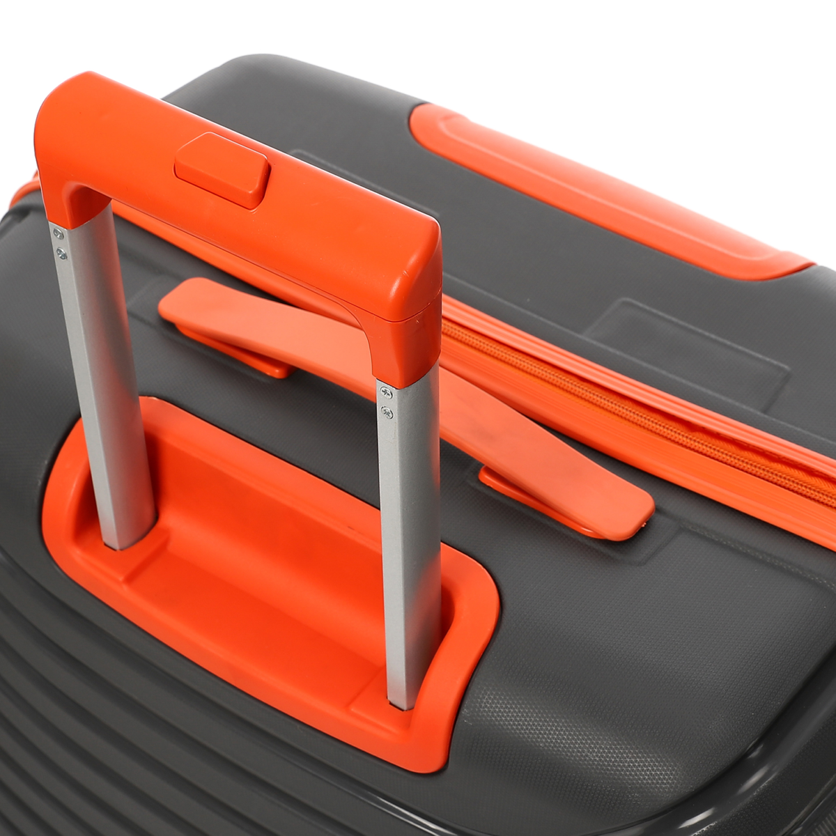 CROSSLAND Unbreakable Polyproline Trolley Luggage Handle Grey - Orange