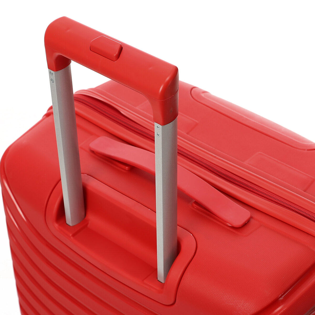 CROSSLAND Unbreakable Polyproplin Trolley Luggage Handle Red