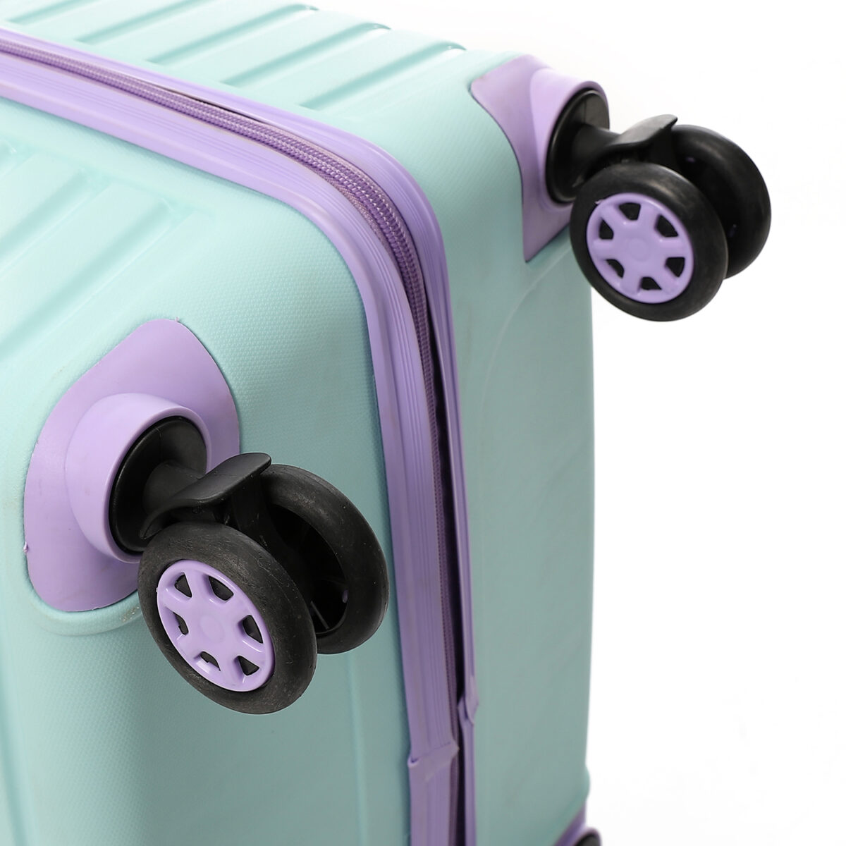 CROSSLAND Unbreakable Polyproplin Wheels Trolley Luggage Turquoise