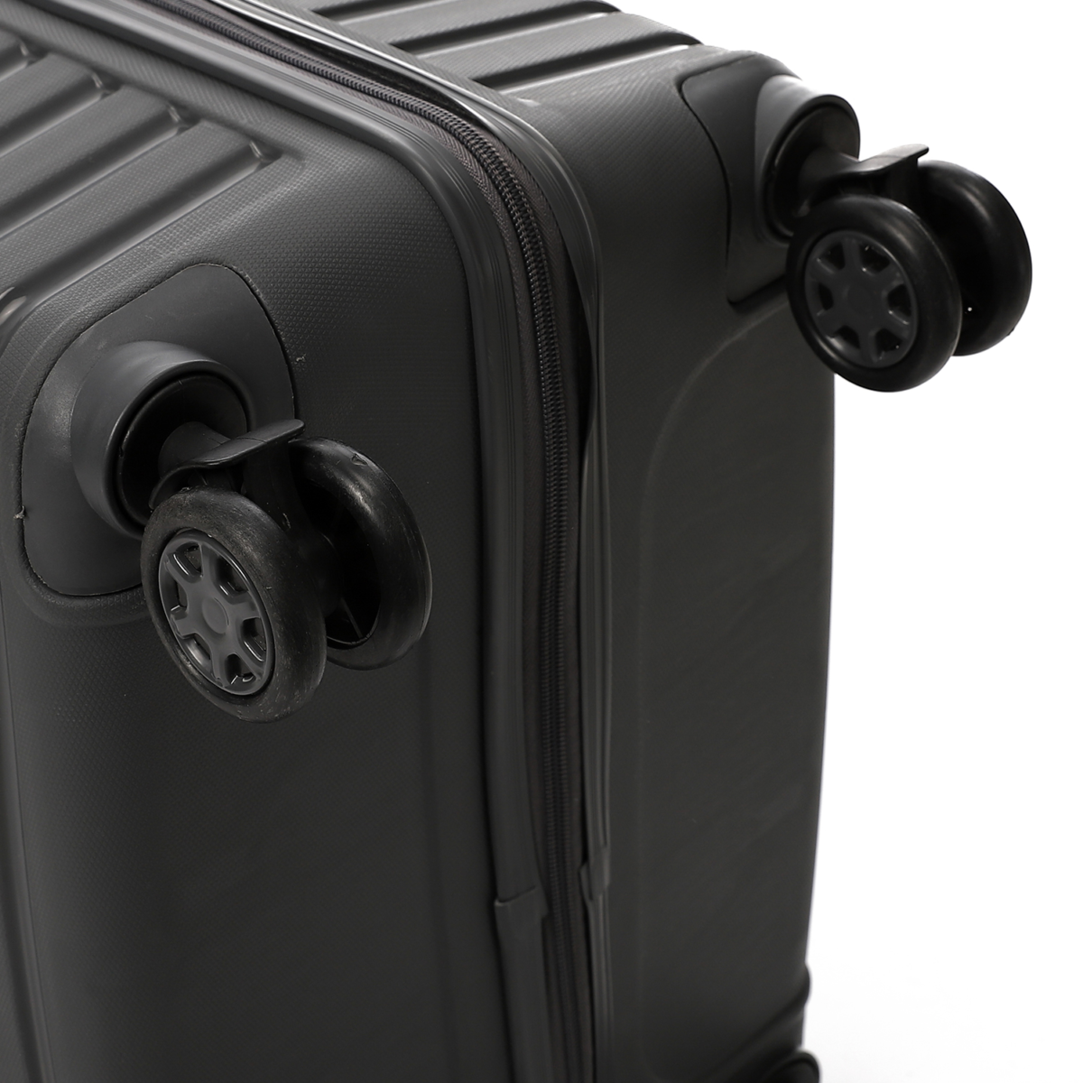 CROSSLAND Unbreakable Polyproline Trolley Luggage Wheels Grey
