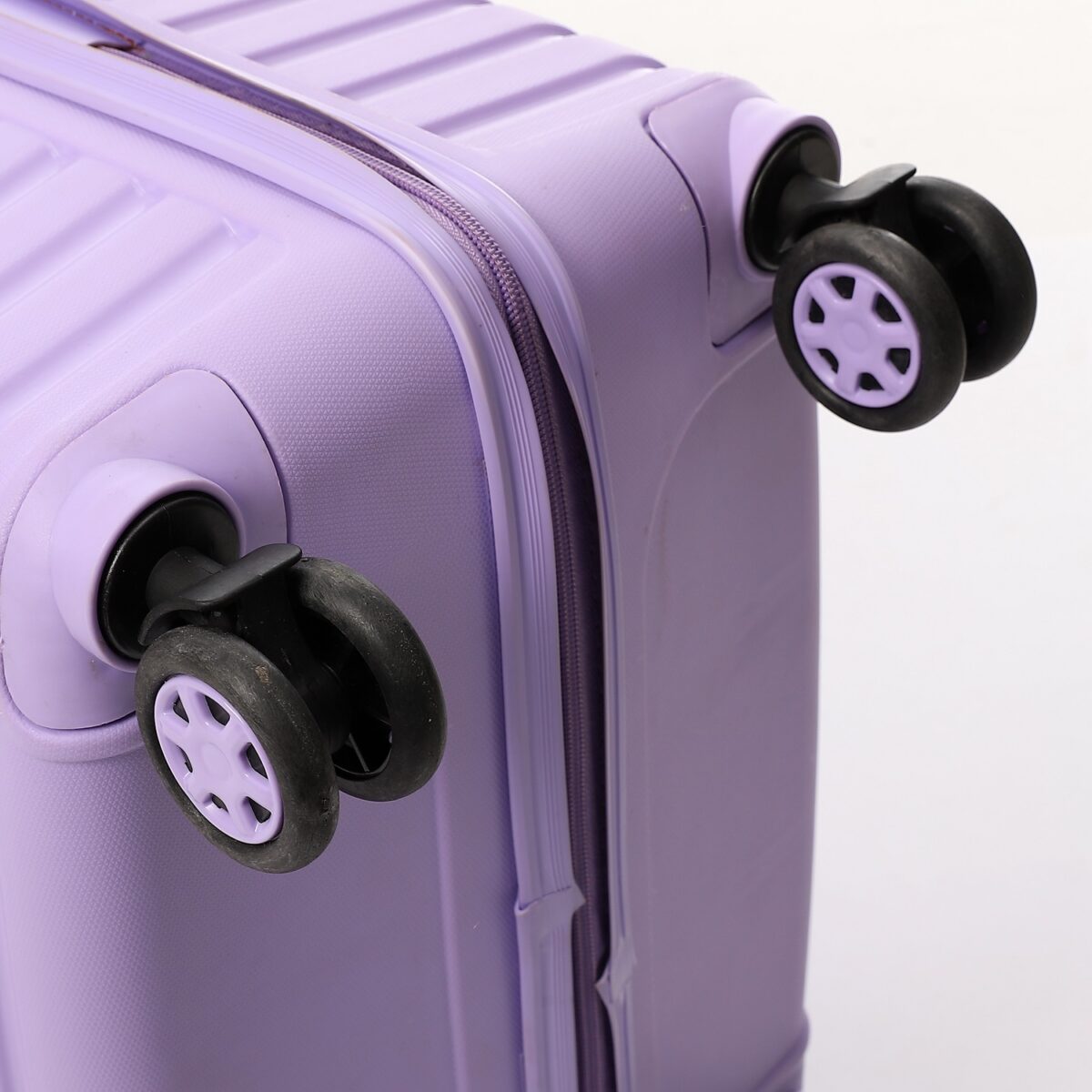 CROSSLAND Unbreakable Polyproplin Trolley Luggage Wheels Purple