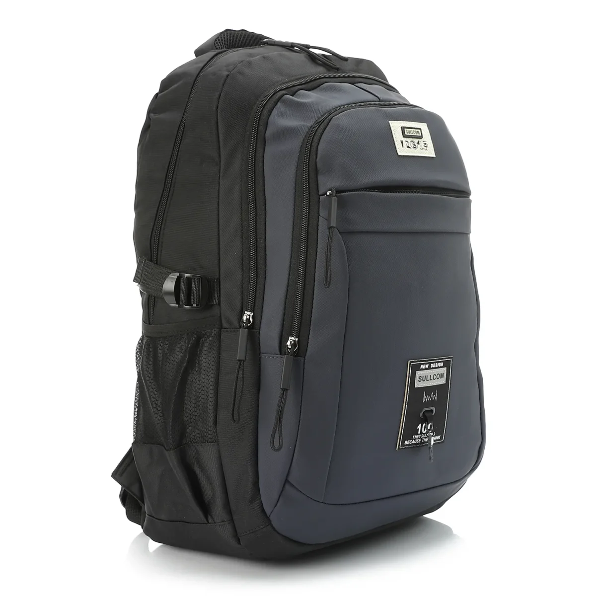 CROSSLAND Waterproof Grey Laptop Backpack Safety Pocket