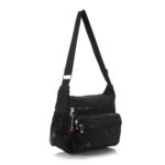 Black Canvas Crossbody and Shoulder Bag ,Waterproof – Multi-Function - Image 4