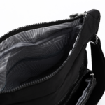 Black Canvas Crossbody and Shoulder Bag ,Waterproof – Multi-Function - Image 5
