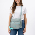 Mint Canvas Crossbody and Shoulder Bag ,Waterproof – Multi-Function
