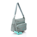 Mint Canvas Crossbody and Shoulder Bag ,Waterproof – Multi-Function - Image 3