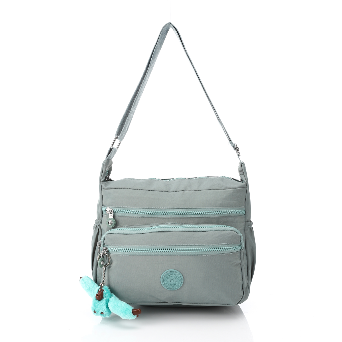 Mint Canvas Crossbody and Shoulder Bag ,Waterproof – Multi Compartment - Image 4