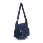 Navy Canvas Crossbody and Shoulder Bag ,Waterproof – Multi-Function - Image 3