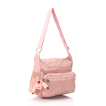 Pink Canvas Crossbody and Shoulder Bag ,Waterproof – Multi-Function - Image 3