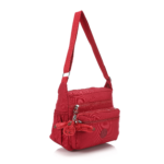 Red Canvas Crossbody and Shoulder Bag ,Waterproof – Multi-Function - Image 4