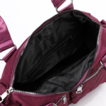 Burgundy Captone Crossbody and Shoulder Bag ,Waterproof – Multi-Function - Image 5